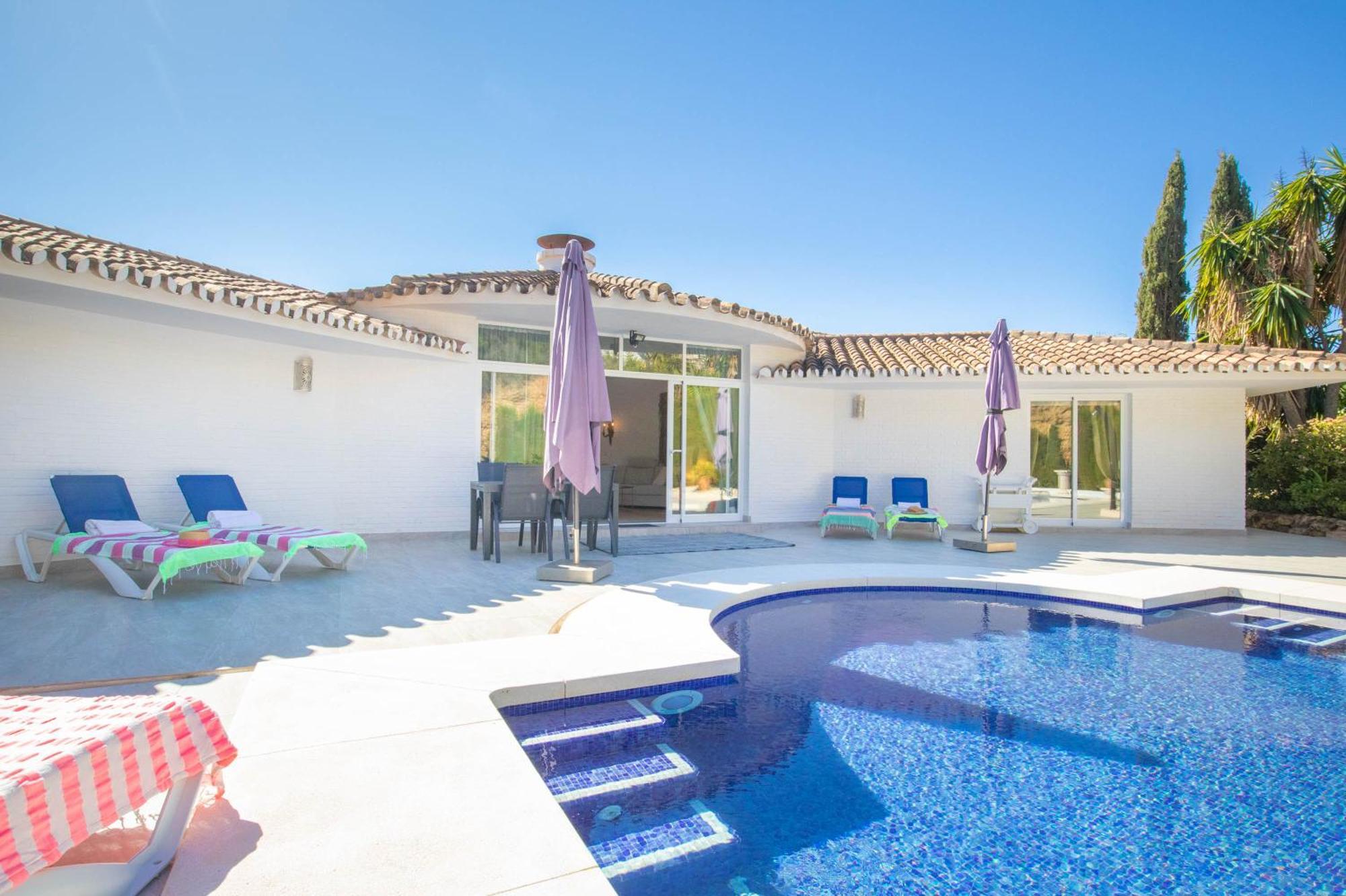 Pool Villa Rancho Domingo Family Friendly - Happy Rentals Benalmádena Buitenkant foto