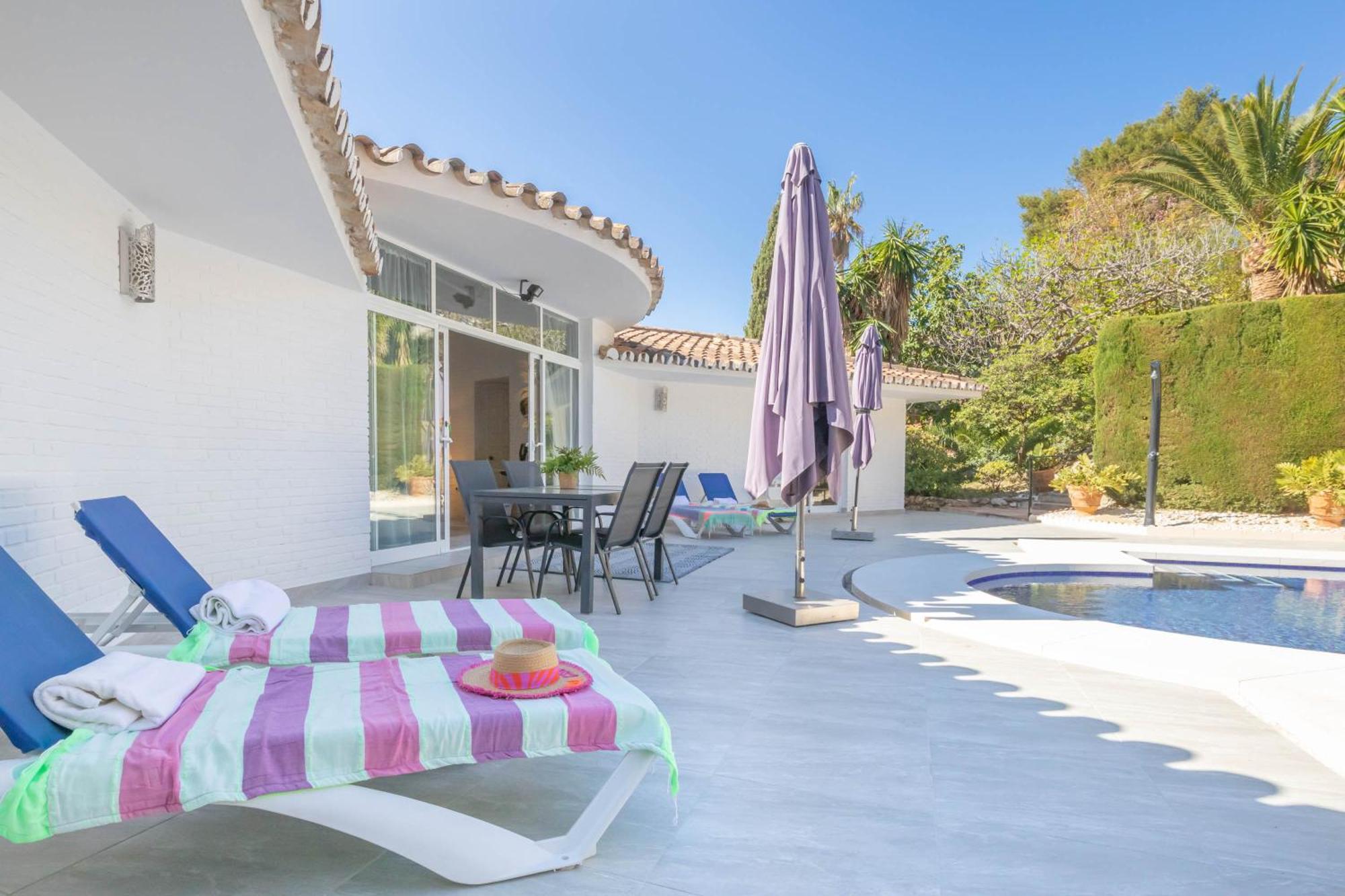 Pool Villa Rancho Domingo Family Friendly - Happy Rentals Benalmádena Buitenkant foto